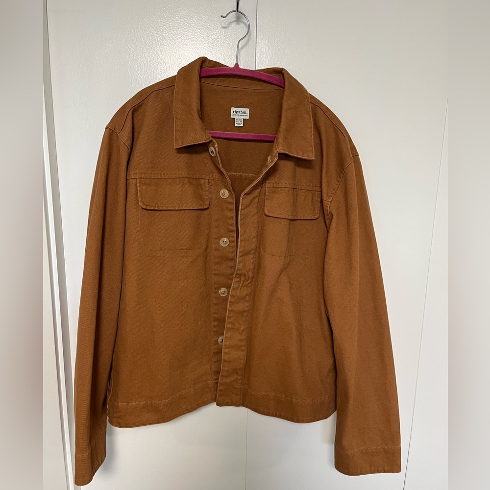 Rhythm Brown Jean Jacket